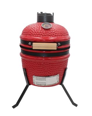 Outdoor Charcoal 13 Inch Kamado Grill Warna Merah 32cm