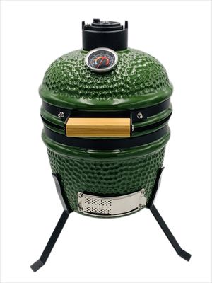 13 Inch 32cm Keramik Kamado Grill Outdoor Warna Hijau