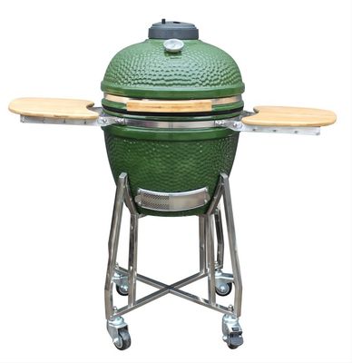 48cm 18 Inch Kamado Grill Peralatan Dapur Semua Dalam Satu Warna Hijau