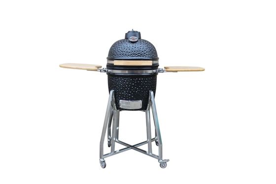 Shiny Black Color 39cm 15 Inch Kamado Grill Arang Dapur