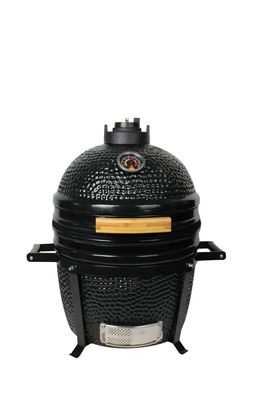 Outdoor Charcoal 16 Inch Kamado Grill Keramik Warna Hitam 40cm
