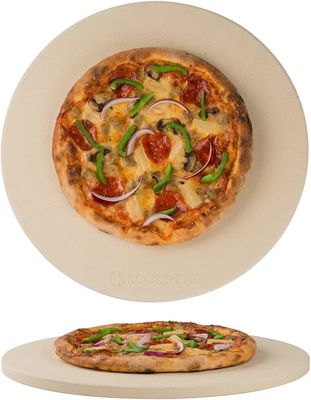 Bentuk Bulat Kamado Grill Aksesoris 8'' 10'' 12'' 13'' 15'' Baking Pizza Stone