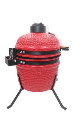Outdoor Charcoal 13 Inch Kamado Grill Warna Merah 32cm