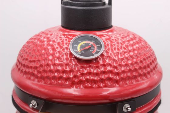 Outdoor Charcoal 13 Inch Kamado Grill Warna Merah 32cm