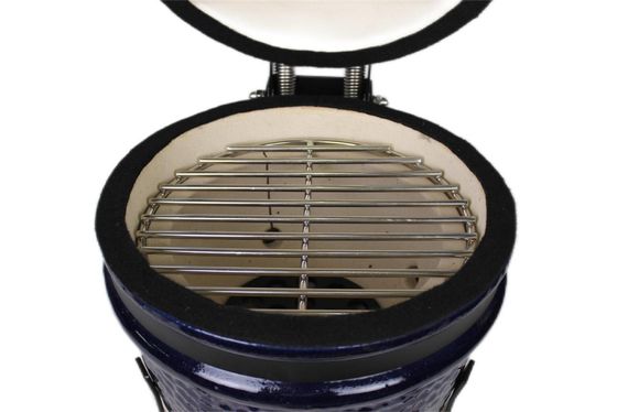 Keramik 13 Inch Kamado Grill Arang Outdoor Warna Navy 32cm