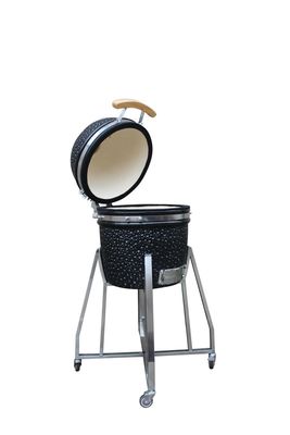 Keramik Arang Warna Hitam 39cm Kamado Panggangan 15 Inci