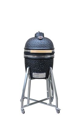 Keramik Kamado Grill 15 Inch Warna Hitam Peralatan Dapur 39cm