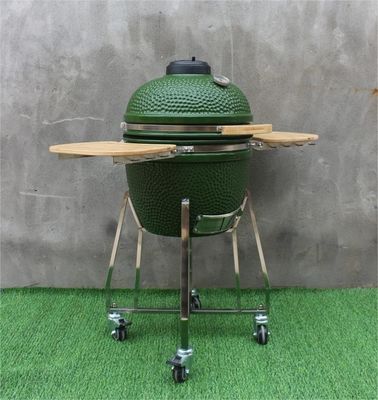Keramik Arang Kamado Grill 18 Inch Warna Hijau 48cm