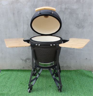 Warna Hitam Matte 50cm 20 Inci Kamado Grill Outdoor Charcoal