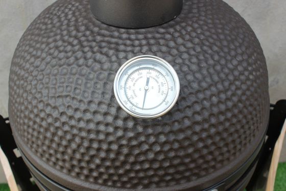 20 Inch Keramik Kamado Grill Luar Matte Warna Hitam 51cm