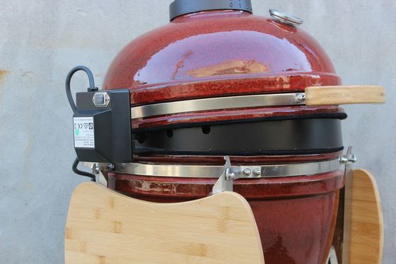 Barbekyu Kamado Grill Aksesoris Panggangan Rotisserie Kit