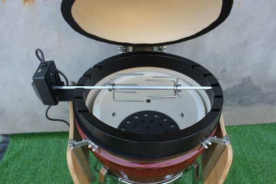 Barbekyu Kamado Grill Aksesoris Panggangan Rotisserie Kit