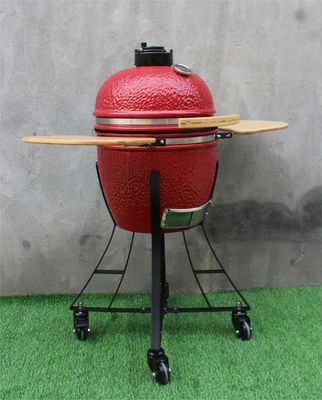 44cm Keramik Barbecue Grill Royal Warna Merah 17 Inch Merokok Baking Memanggang Membakar