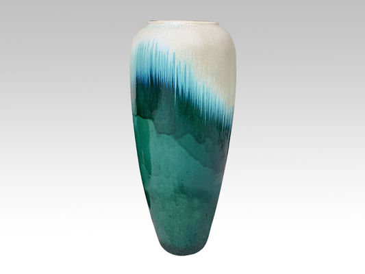 35 Inch High Vase Ceramic Outdoor Pot Dipecat Tinggi Untuk Luar N11 - 35&quot;